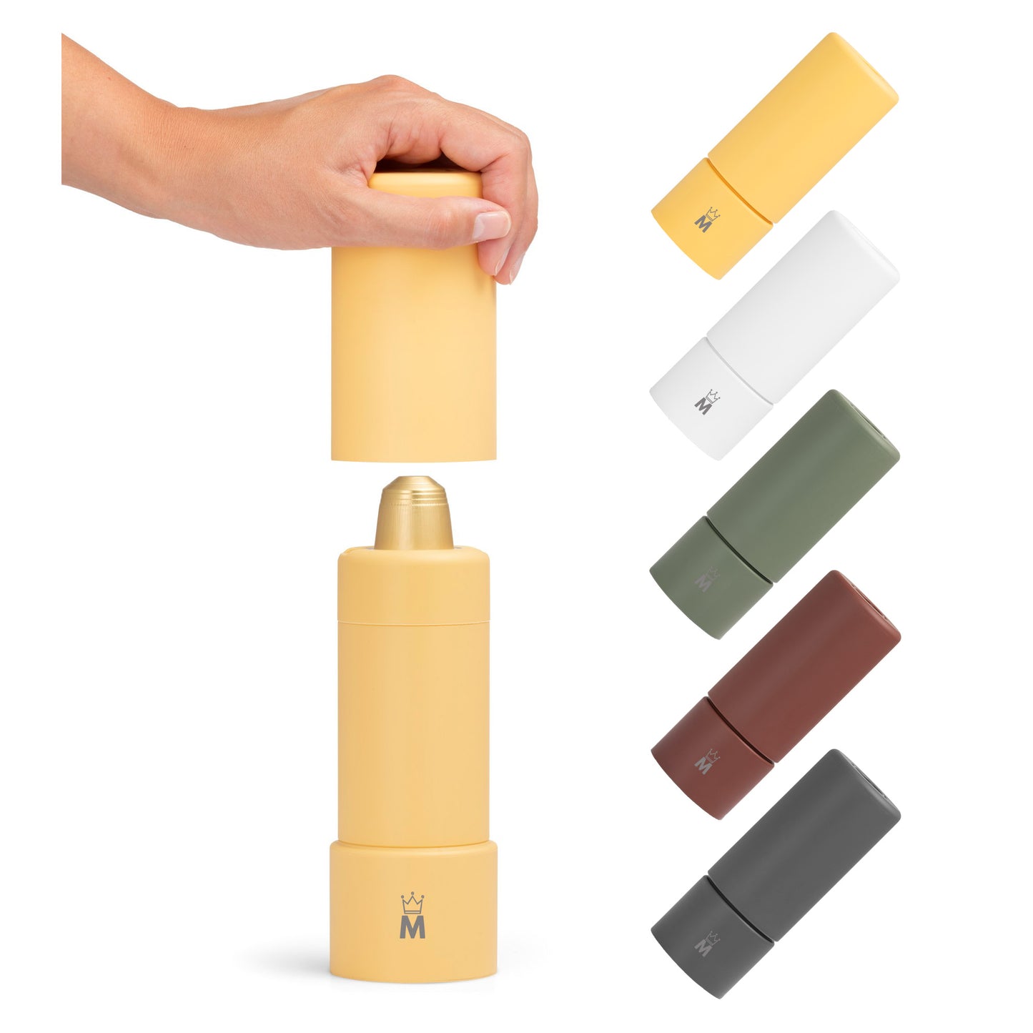 Madama Recicloo - Coffee Capsules Recycling Tool for Aluminum Nespresso Pods. Aluminum Capsule Recycler. Yellow