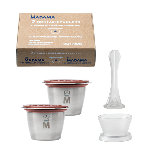 Refillable Coffee Pod Compatible with Nespresso - Complete Kit