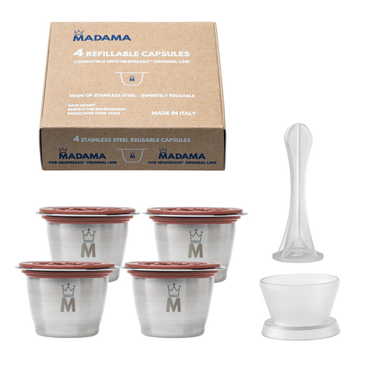 Refillable Coffee Pod Compatible with Nespresso - Family Kit