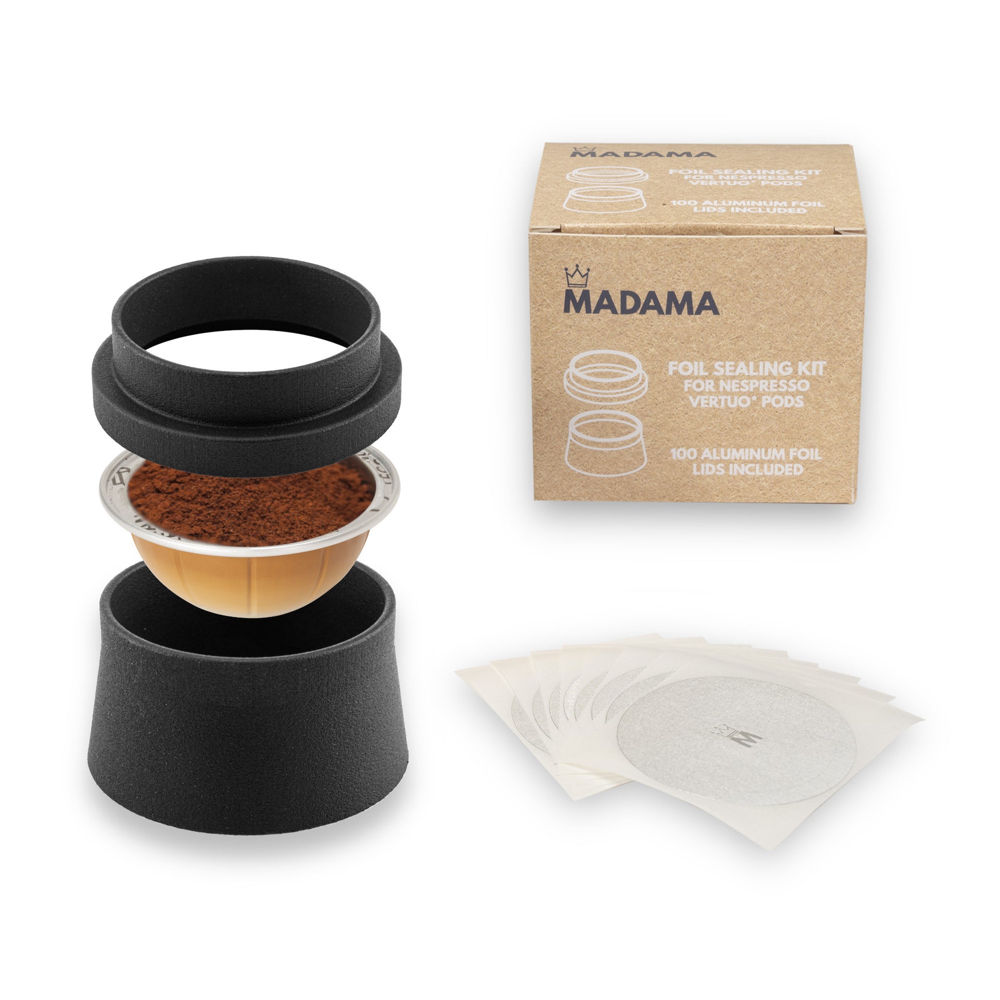 Refillable and Reusable Capsules Filling Kit Compatible with Nespresso –  MADAMA - REUSABLE THINGS